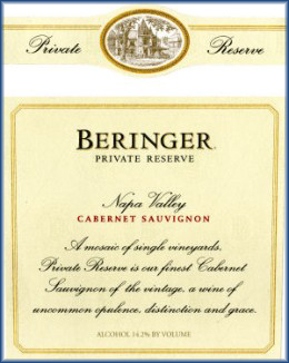 Beringer Private Reserve Cabernet Sauvignon